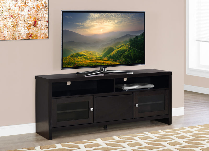 Meuble pour téléviseur Mazie de 60 po – Cappuccino