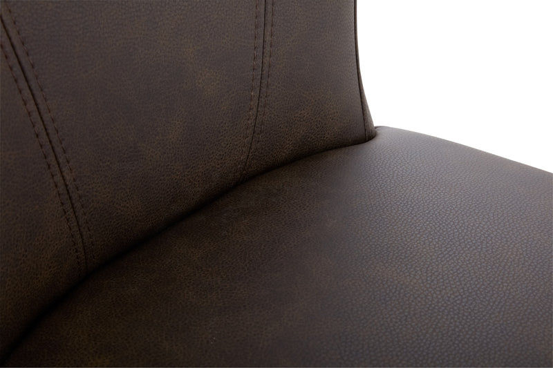 Tabouret Quinn de hauteur comptoir, ensemble de 2 - brun