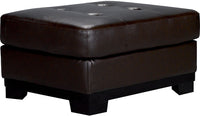 Pouf en cuir Oakdale