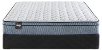 Ensemble matelas à Euro-plateau Parklin de Sealy pour lit simple