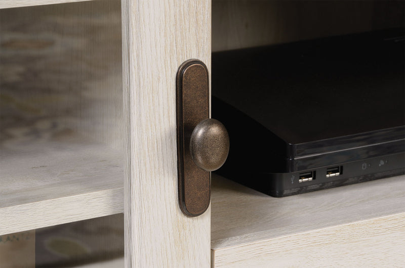 Meuble pour téléviseur Edge Water de 59 po – marron blanchi