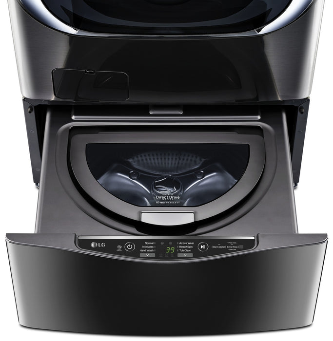 Laveuse TWIN Wash™  à chargement frontal, sécheuse électrique, laveuse-piédestal et piédestal de rangement de LG