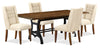 Ensemble de salle à manger Alpine de 5 pièces - beige