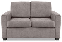 Causeuse Becca en chenille - cendre